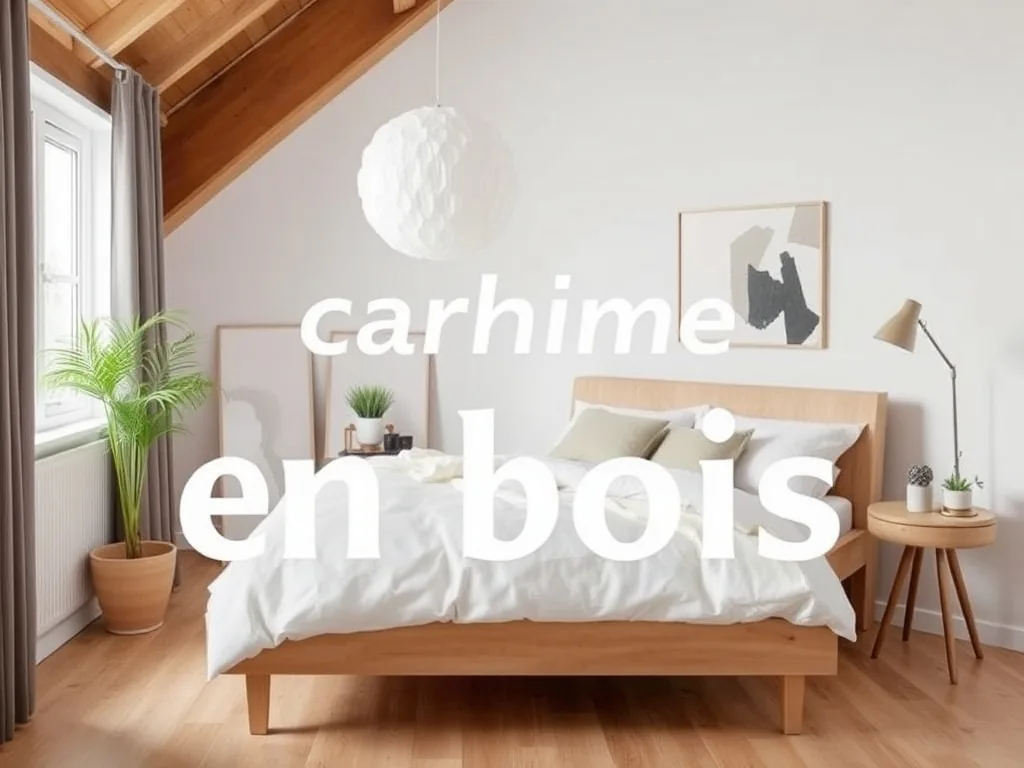 Déco chambre en bois : une atmosphère durable en 2026