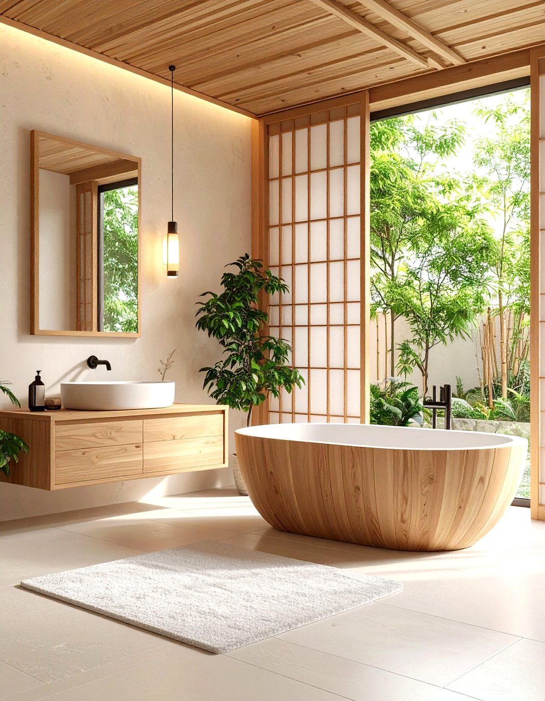 Salles de bains rustiques decoration et design modernes - idees et tendances