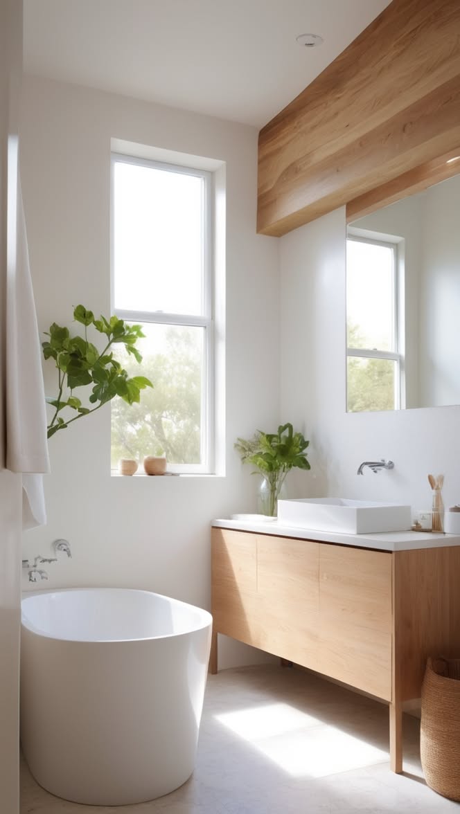 Baignoire scandinave - decoration interieure
