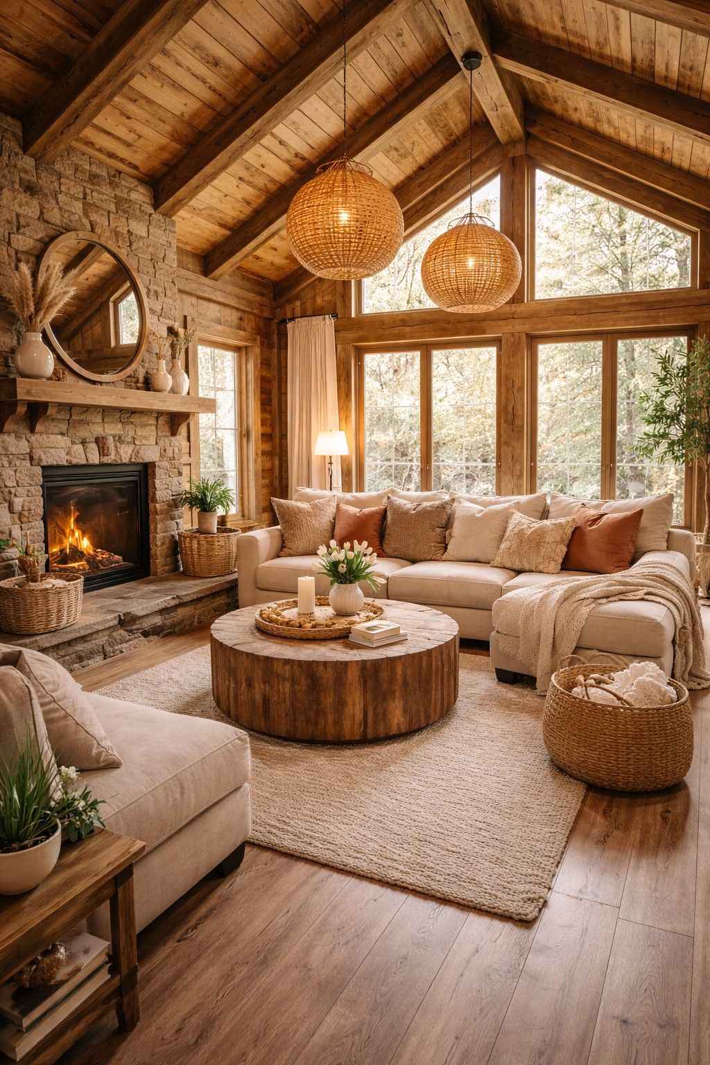 Decoration cuisine campagne chic avec meubles anciens