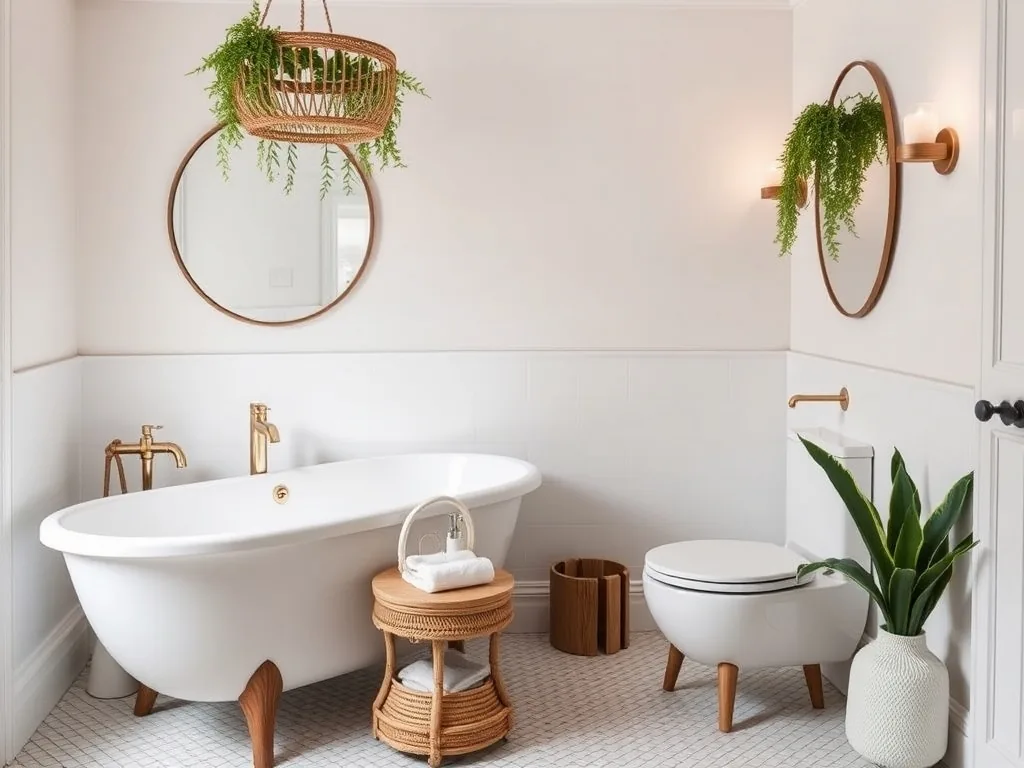 Salle de bain bohème chic: nos principes déco