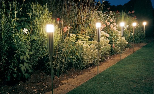 lampes de jardin à led